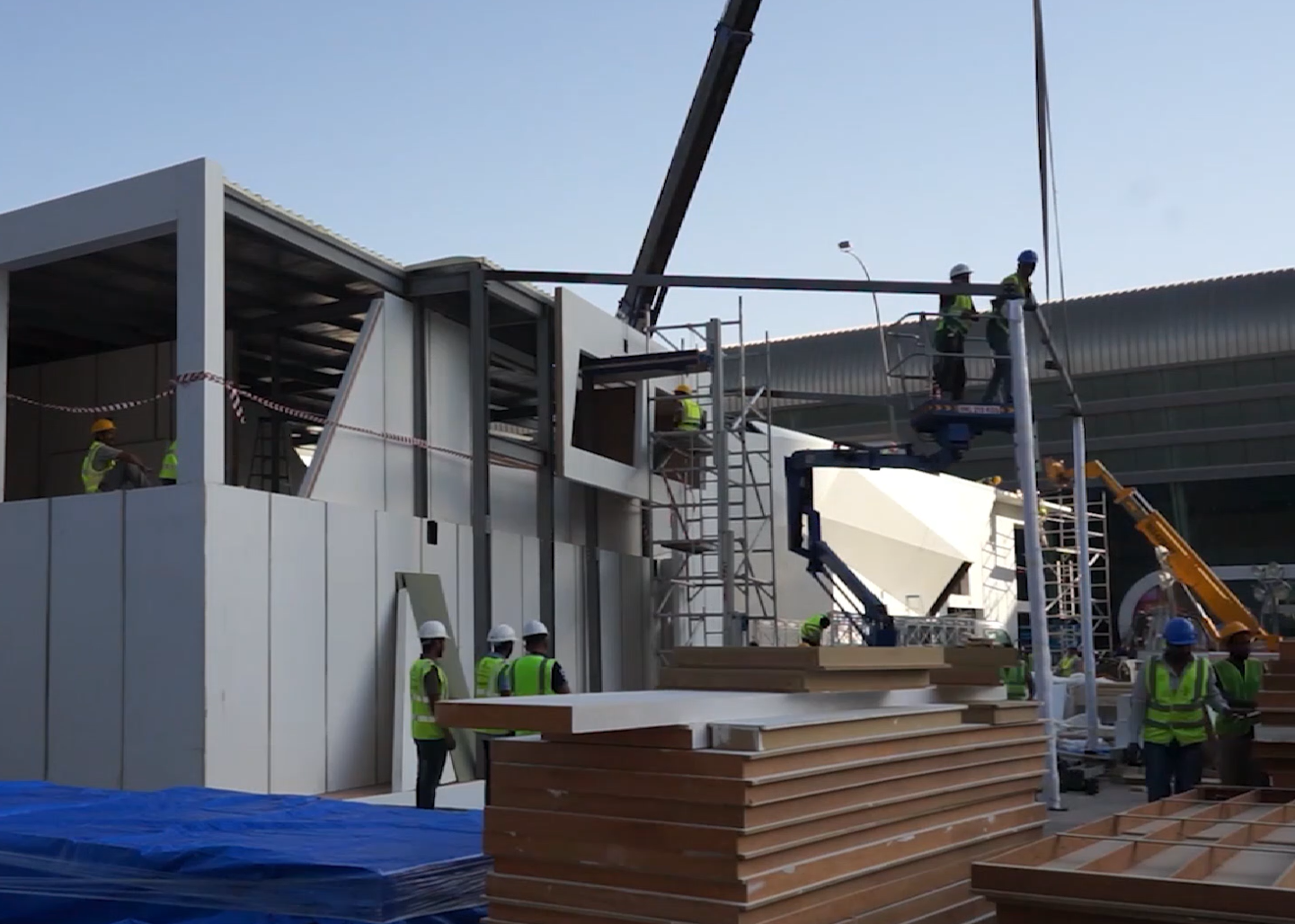 Exhibition construction fit-out