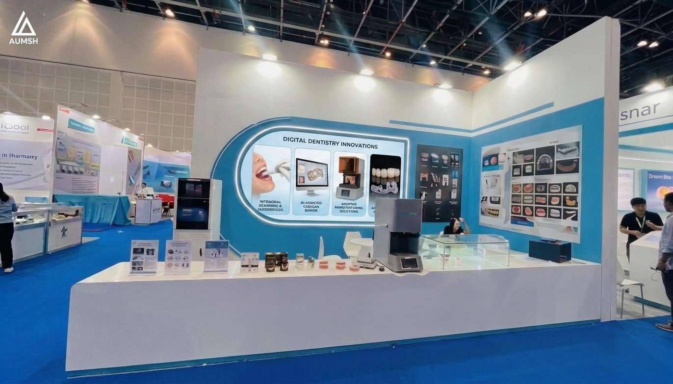 Technical exhibition counter